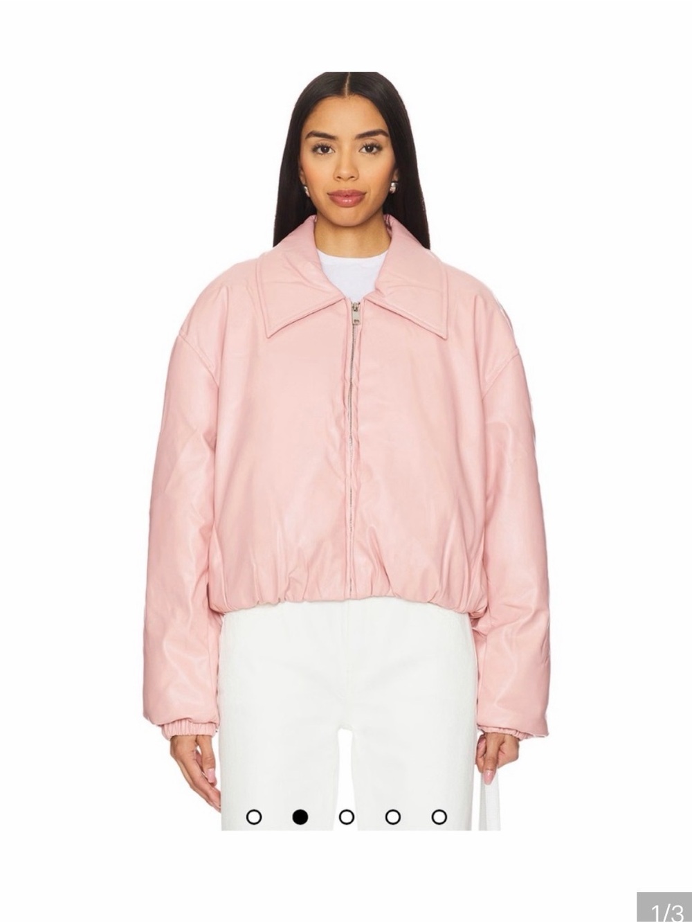 REVOLVE Blush Pink Women's Bomber Jacket